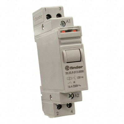 20.22.9.012.0000 by Finder Relays, Inc. - RELAY IMPULSE DPST 16A 12V