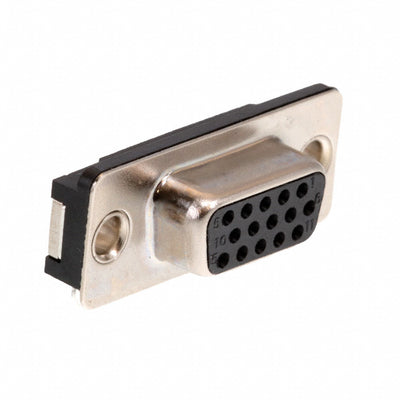 200-015-213L007 by NorComp Inc. - CONNECTOR D-SUB HD RCPT 15P R/A SLDR