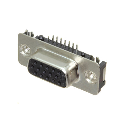 200-015-213L537 by NorComp Inc. - CONNECTOR D-SUB HD RCPT 15P R/A SLDR
