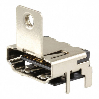 2000-1-2-23-00-BK by CNC Tech - CONNECTOR RECPT HDMI 19POS SMD R/A