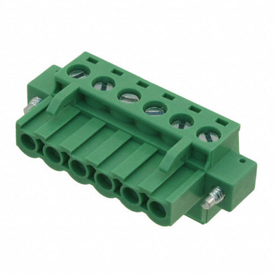 TJ0671570000G by Amphenol Anytek - TERM BLOCK PLUG 6POS STR 5MM