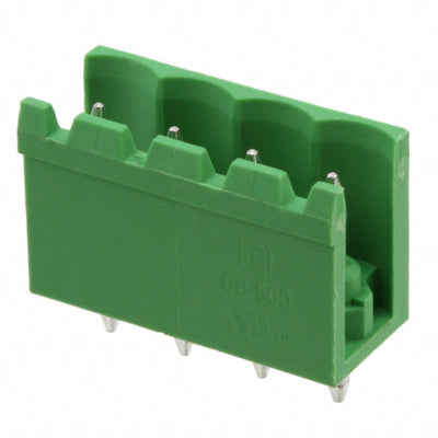 OQ0453500000G by Amphenol Anytek - TERM BLOCK HDR 4POS VERT 5.08MM