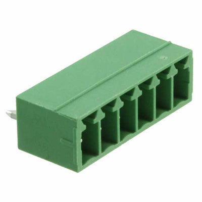 OQ0612500000G by Amphenol Anytek - TERM BLOCK HDR 6POS VERT 3.5MM
