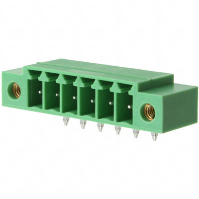 OQ0615510000G by Amphenol Anytek - TERM BLOCK HDR 6POS 90DEG 3.5MM