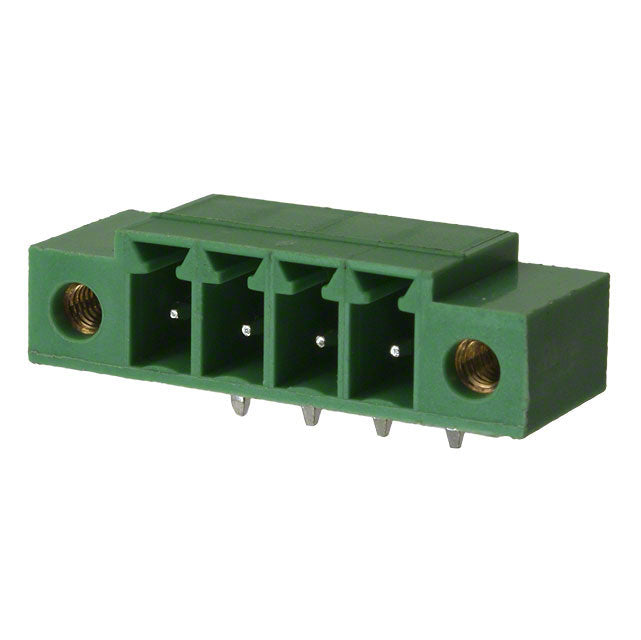 OQ0435510000G by Amphenol Anytek - TERM BLOCK HDR 4POS 90DEG 3.81MM