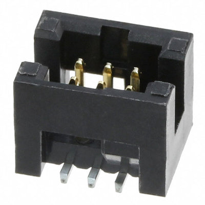 20021221-00006C4LF by Amphenol ICC (FCI) - CONNECTOR HEADER SMD 6POS 1.27MM