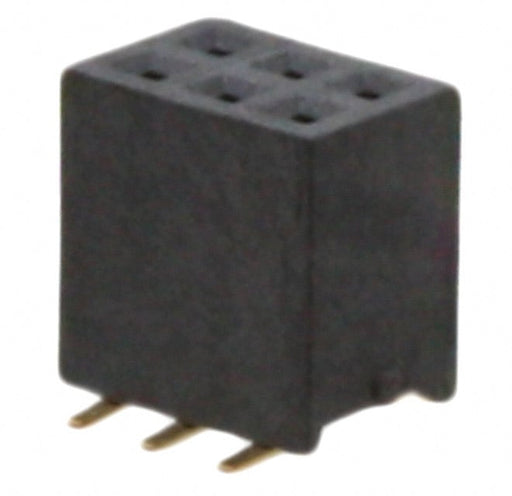 20021321-00006C4LF by Amphenol ICC (FCI) - CONNECTOR RECPT 6POS 0.05 GOLD SMD