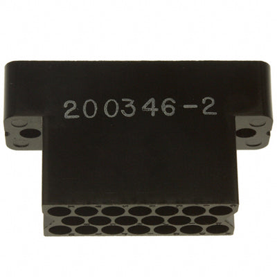 200346-2 by TE Connectivity AMP Connectors - CONNECTOR 20POS BLACK PNL MNT