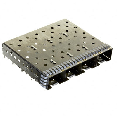 2007132-1 by TE Connectivity AMP Connectors - CONNECTOR SFP+ CAGE 1X4 PRESS-FIT R/A