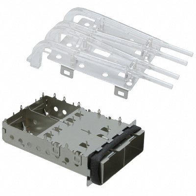 2007180-1 by TE Connectivity AMP Connectors - CONNECTOR SFP+ CAGE 1X2 PRESS-FIT R/A