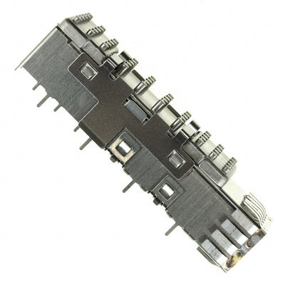 2007193-1 by TE Connectivity AMP Connectors - CONNECTOR SFP+ CAGE SLD R/A