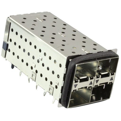 2007417-7 by TE Connectivity AMP Connectors - CONNECTOR SFP+ RCPT W/CAGE 2X2 80P RA
