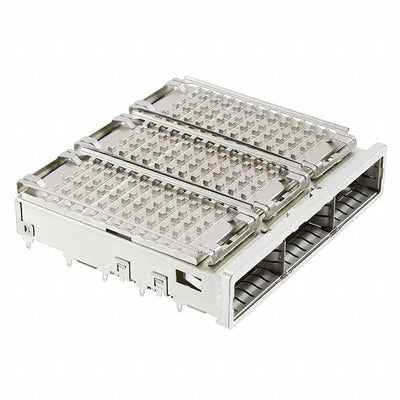 2007456-1 by TE Connectivity AMP Connectors - CONNECTOR QSFP+ CAGE 1X3 W/HSINK R/A