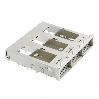 2007473-1 by TE Connectivity AMP Connectors - CONNECTOR QSFP+ CAGE 1X3 PRESSFIT R/A