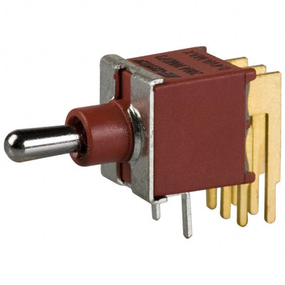 200AWMDP1T2A1M6RE by E-Switch - SWITCH TOGGLE DPDT 0.4VA 20V