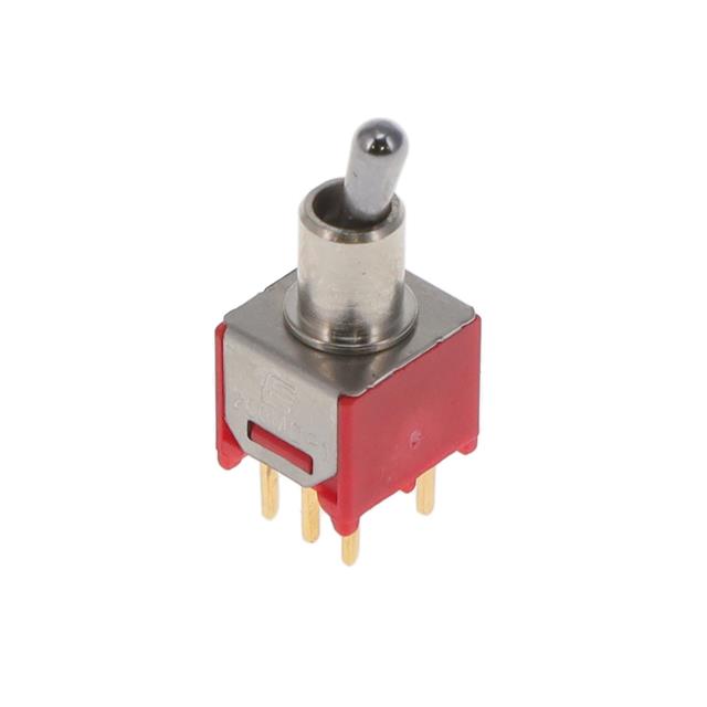200MDP1T2B2M2RE by E-Switch - SWITCH TOGGLE DPDT 0.4VA 20V
