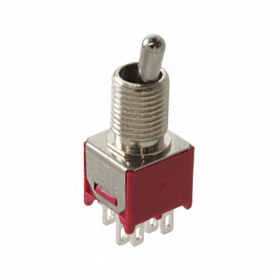 200MDP1T5B5M1QE by E-Switch - SWITCH TOGGLE DPDT 3A 120V