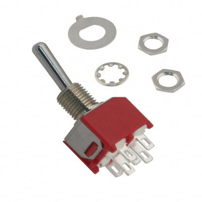 200MDP1T1B1M1QEH by E-Switch - SWITCH TOGGLE DPDT 3A 120V