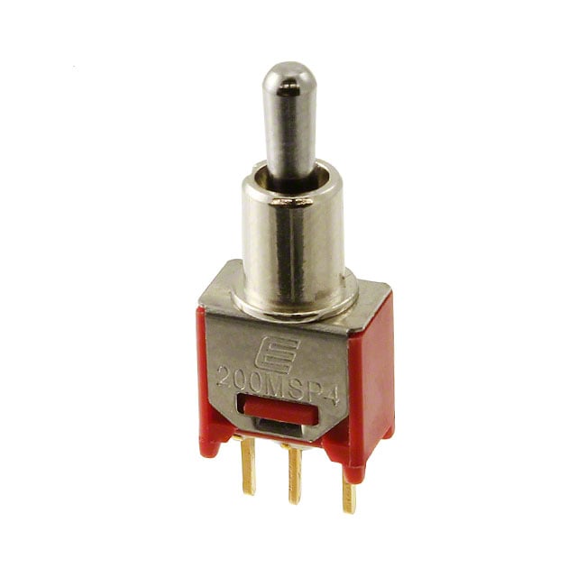 200MSP4T2B4M2RE by E-Switch - SWITCH TOGGLE SPDT 0.4VA 20V