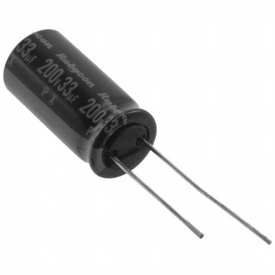 200PX33MEFCT810X20 by Rubycon - ALUMIN CAP 33UF 20% 200V RADIAL