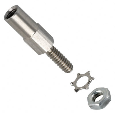 201089-4 by TE Connectivity AMP Connectors - CONNECTOR FIXED JACKSCREW FMLE W/HDWR