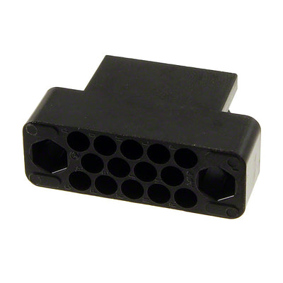 201297-1 by TE Connectivity AMP Connectors - CONNECTOR PLUG HSG 14POS BLK PNL MNT