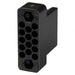 201355-1 by TE Connectivity AMP Connectors - CONNECTOR 14POS BLACK PNL MNT