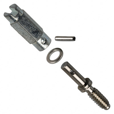 201388-1 by TE Connectivity AMP Connectors - CONNECTOR JACKSCREW SHORT-SHORT MALE