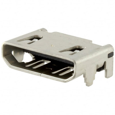 2013978-2 by TE Connectivity AMP Connectors - CONNECTOR RECPT MINI HDMI 19POS SMD RA