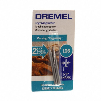 106 by Dremel - 106 1/16"" ENGRAVING CUTTER, 1/8