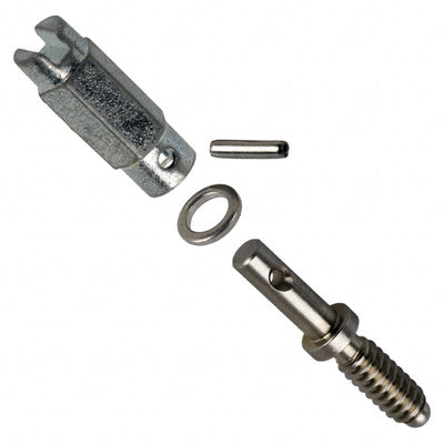 201827-1 by TE Connectivity AMP Connectors - CONNECTOR JACKSCREW SHORT-SHORT MALE