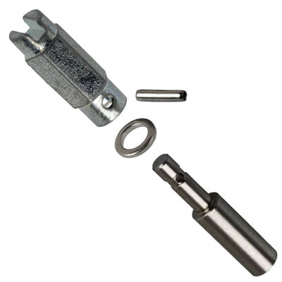 201828-1 by TE Connectivity AMP Connectors - CONNECTOR JACKSCREW SHORT-SHORT FMALE