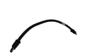 Black cable with connectors on a white background