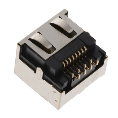 2041307-1 by TE Connectivity AMP Connectors - CONNECTOR MOD JACK 8P8C R/A SHLD