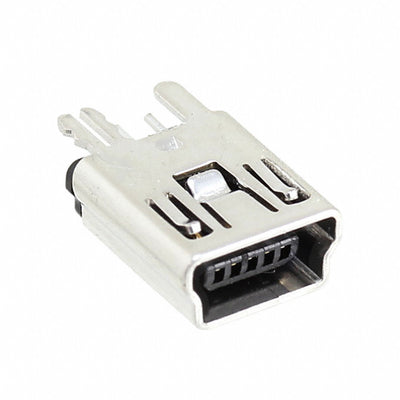 2041517-1 by TE Connectivity AMP Connectors - CONNECTOR RECPT USB2.0 MINI B VERT