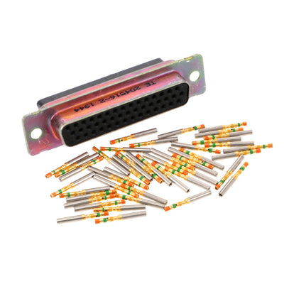 204516-2 by TE Connectivity Aerospace, Defense and Marine - CONNECTOR D-SUB HD RCPT 44P PNL MNT