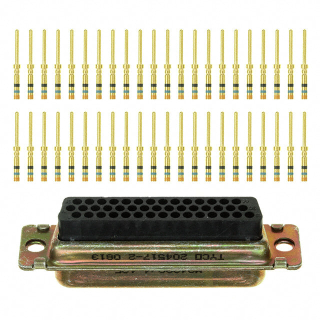 204517-2 by TE Connectivity Aerospace, Defense and Marine - CONNECTOR D-SUB HD PLUG 44P PNL MNT