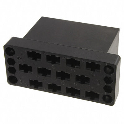 205043-1 by TE Connectivity AMP Connectors - CONNECTOR RECPT HSG 12POS BLK PNL MNT