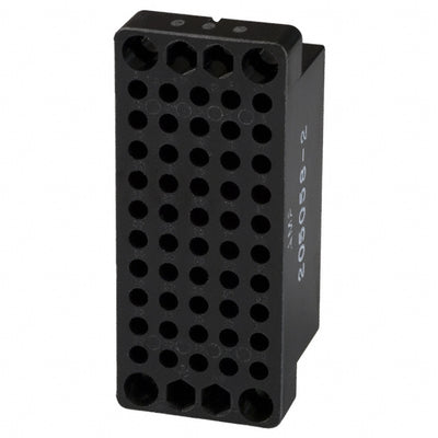 205058-2 by TE Connectivity AMP Connectors - CONNECTOR 50POS BLACK PNL MNT