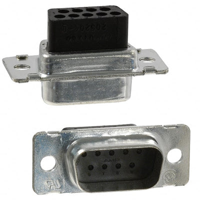 205204-3 by TE Connectivity AMP Connectors - CONNECTOR D-SUB HOUSING PLUG 9POS