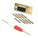 205555-3 by TE Connectivity Aerospace, Defense and Marine - CONNECTOR D-SUB RCPT 9POS CRIMP