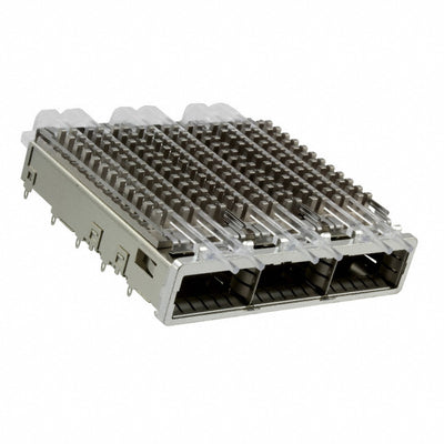 2057042-5 by TE Connectivity AMP Connectors - CONNECTOR QSFP+ CAGE 1X3 W/HSINK R/A