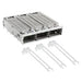 2057042-1 by TE Connectivity AMP Connectors - CONNECTOR QSFP+ CAGE 1X3 W/HSINK R/A
