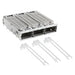 2057042-4 by TE Connectivity AMP Connectors - CONNECTOR QSFP+ CAGE 1X3 W/HSINK R/A
