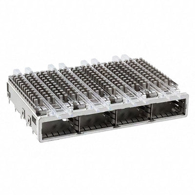 2057183-5 by TE Connectivity AMP Connectors - CONNECTOR QSFP+ CAGE 1X4 W/HSINK R/A