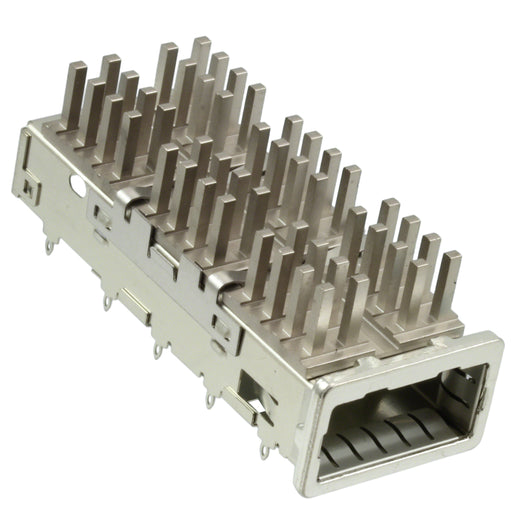 2057855-1 by TE Connectivity AMP Connectors - CONNECTOR QSFP+ CAGE W/HSINK PRESS RA