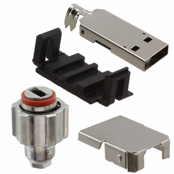 2058362-1 by TE Connectivity AMP Connectors - CONNECTOR PLUG USB2.0 TYPEA 4POS SLD
