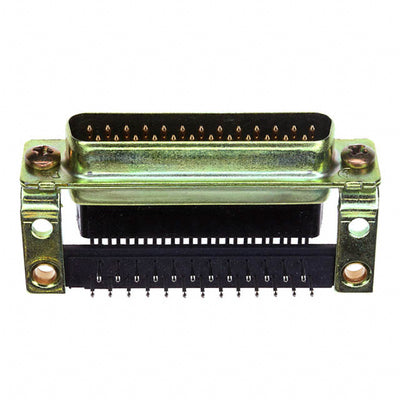 205857-1 by TE Connectivity AMP Connectors - CONNECTOR D-SUB PLUG 25POS R/A SLDR