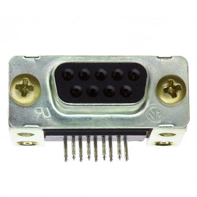 205866-1 by TE Connectivity AMP Connectors - CONNECTOR D-SUB RCPT 9POS R/A SLDR