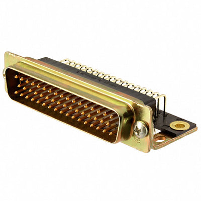 205869-1 by TE Connectivity AMP Connectors - CONNECTOR D-SUB PLUG 50POS R/A SLDR